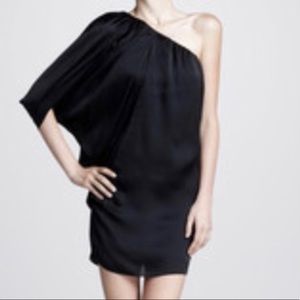 Aidan Mattox One-shoulder Dress